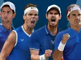 Djokovic, Nadal, Murray y Federer, el equipo europeo de la Laver Cup