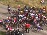 Montonera en el Tour de Francia femenino