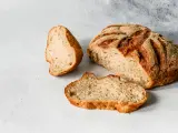 Receta de pan de garbanzo y trigo sarraceno sin gluten.