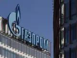 Una oficina de Gazprom en San Petersburgo, Rusia.