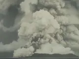 El volcán de Tonga llevó agua al cielo como para calentar la Tierra
