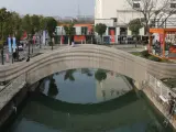 Puente de china en 3D.