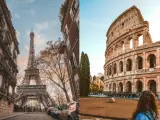 La capital francesa y la italiana son dos de las favoritas para este verano.