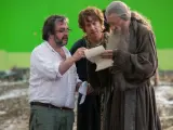 Peter Jackson en el set de 'El hobbit'