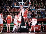Imagen de la final del Eurobasket U18.