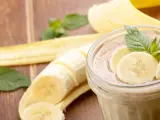 El plátano y la mantequilla de cacahuete consiguen una combinación potente y muy sabrosa.