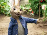 El conejo Peter, protagonista de 'Peter Rabbit'.