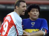Maradona y Stoichkov.