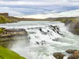 Cascada Gullfoss en Islandia.