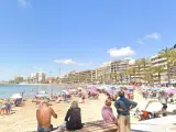 Imagen de la Playa del Cura de Torrevieja, Alicante.