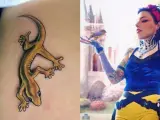 Victorie Rose, la aventurera que se tatúa en todos los lugares a los que viaja