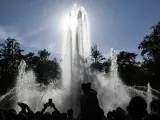 El Palacio Real de La Granja de San Ildefonso celebra los tradicionales juegos del agua, el 25 de agosto de 2022.