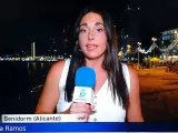La reportera de Telecinco Cecilia Ramos.