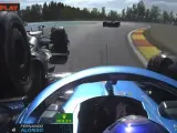 Accidente Alonso Hamilton