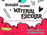JJSS de Albacete recoge material escolar hasta final de mes para destinarlo al CEIP 'La Paz' de la ciudad