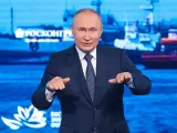 Vladimir Putin en el Foro Económico del Este, en Vladivostok, Rusia
