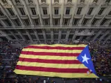 Manifestaci&oacute;n de la Diada 2021 en Barcelona.