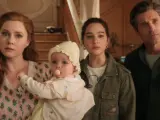 Amy Adams junto a su familia en 'Desencantada'