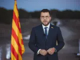Pere Aragonès, en su mensaje institucional por la Diada: "Catalunya volverá a votar"
