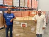 Chocolates Trapa dona 214 kilos de bombones al Banco de Alimentos de Palencia