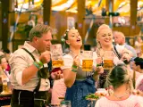 Oktoberfest de Múnich, la mayor fiesta de la cerveza del mundo.