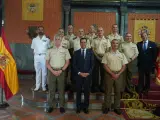 Moreno visit&oacute; las instalaciones del Cuartel General de la Fuerza Terrestre en Sevilla.