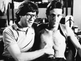David Cronenberg en el rodaje de 'Videodrome'