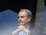 El expresidente del Gobierno José Luis Rodríguez Zapatero interviene en un debate sobre la agenda global organizado por elDiario.es