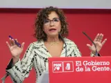 María Jesús Montero, ministra de Hacienda y vicesecretaria general del PSOE.
