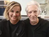 Julia Ducournau y David Cronenberg en Cannes 2022