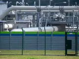 Vista general de los sistemas de tuberías en el gasoducto Nord Stream 2.