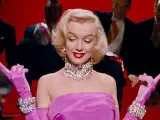 Marilyn Monroe en 'Los caballeros las prefieren rubias' (1953).
