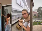 Cómo viven dos familias de youtubers la llegada del huracán Ian