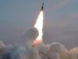 Un misil norcoreano, en una imagen de archivo.