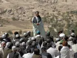 Una reunión de hazaras en el último día del Ramadán en Daykundi (Afganistán).