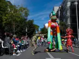 Una cabalgata recorre las calles de Madrid para festejar la Hispanidad