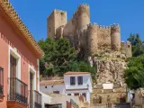 El castillo de Almansa (Albacete), uno de los mejor conservados de España.