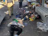 Masacre en un mercado de Donetsk