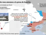 Ucrania teme un ataque contra la presa de Kajovka.