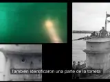 Imágenes de los restos del submarino alemán encontrado en la costa argentina.