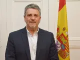 El presidente de la Federación Española de Pelota Vasca y secretario general de la Internacional, Julián García Angulo