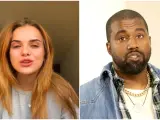 La 'influencer' Marina Yers hablando del rapero Kanye West.