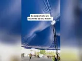 Así fue el despliegue en Madrid de la gran carpa de Luzia, el nuevo espectáculo del Cirque du Soleil