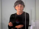 La exdirigente etarra Soledad Iparraguirre, 'Anboto', en la Audiencia Nacional, durante el juicio en 2021 por la colocación en 1987 de una bomba trampa en la puerta de un bar de la localidad guipuzcoana de Escoriaza.