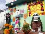 Altar del Día de Muertos en México.