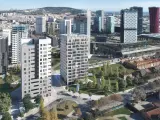 Vista aérea de la ciudad de L'Hospitalet de Llobregat
