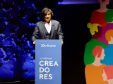 Carlos López Otín pronuncia su discurso tras recibir el premio 20minutos en los Premios Creadores.