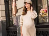 La modelo Clara Alonso embarazada de su segundo hijo.