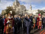 El alcalde 'popular', José Luís Martínez-Almeida, en la procesión en honor a la Virgen de la Almudena