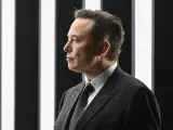 Elon Musk, durante la apertura de una fábrica de Tesla en Alemania.